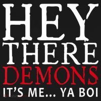 Hey There Demons It's Me Ya Boy Funny Long Sleeve Shirt thumb 2