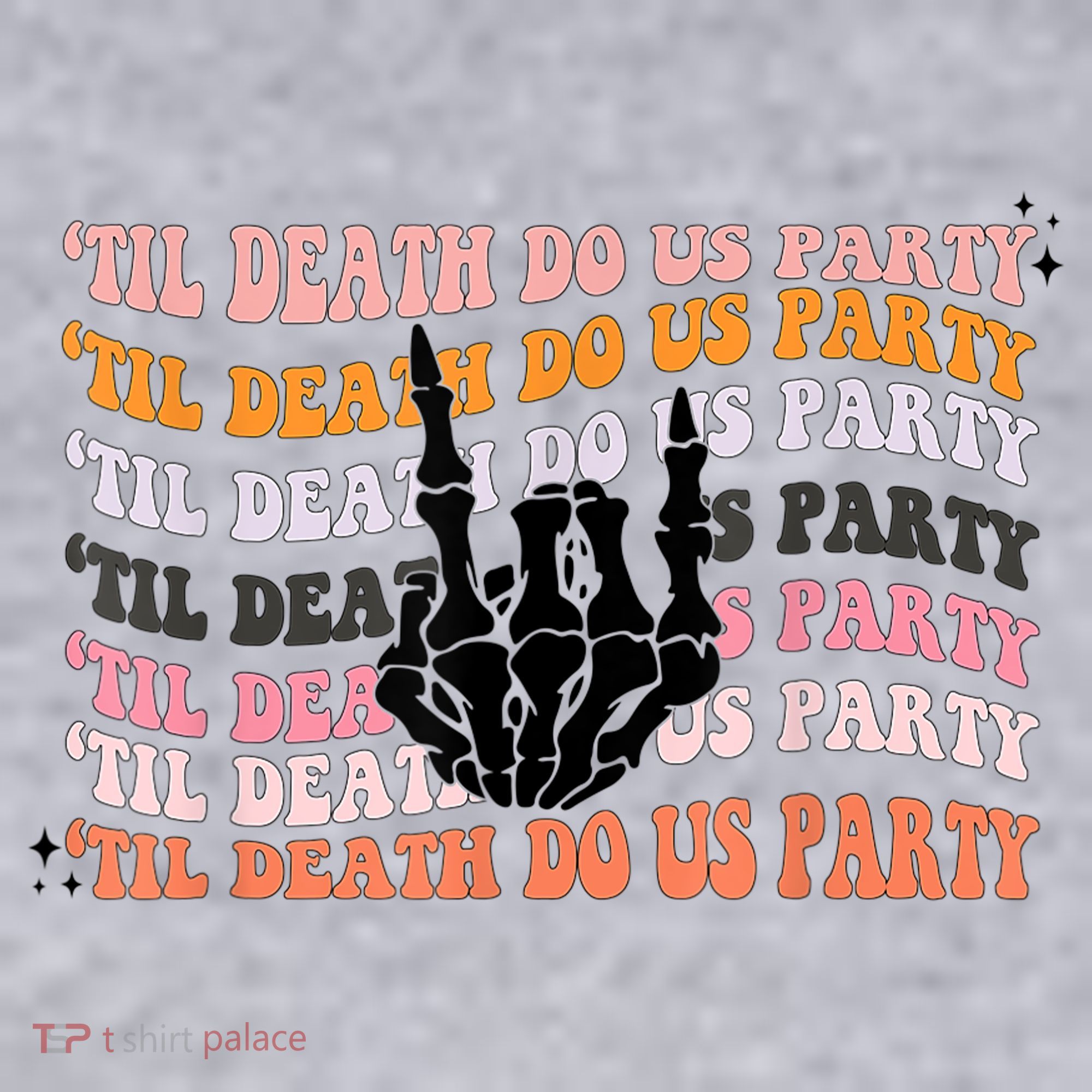 Halloween Til Death Do Us Party Bachelorette Matching Women's Sweatshirt