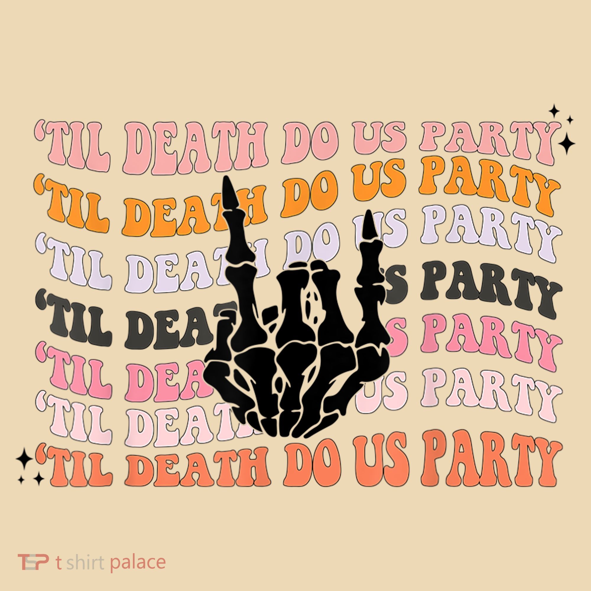 Halloween Til Death Do Us Party Bachelorette Matching Tote Bag