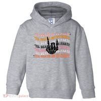 Halloween Til Death Do Us Party Bachelorette Matching Toddler Hoodie thumb 0