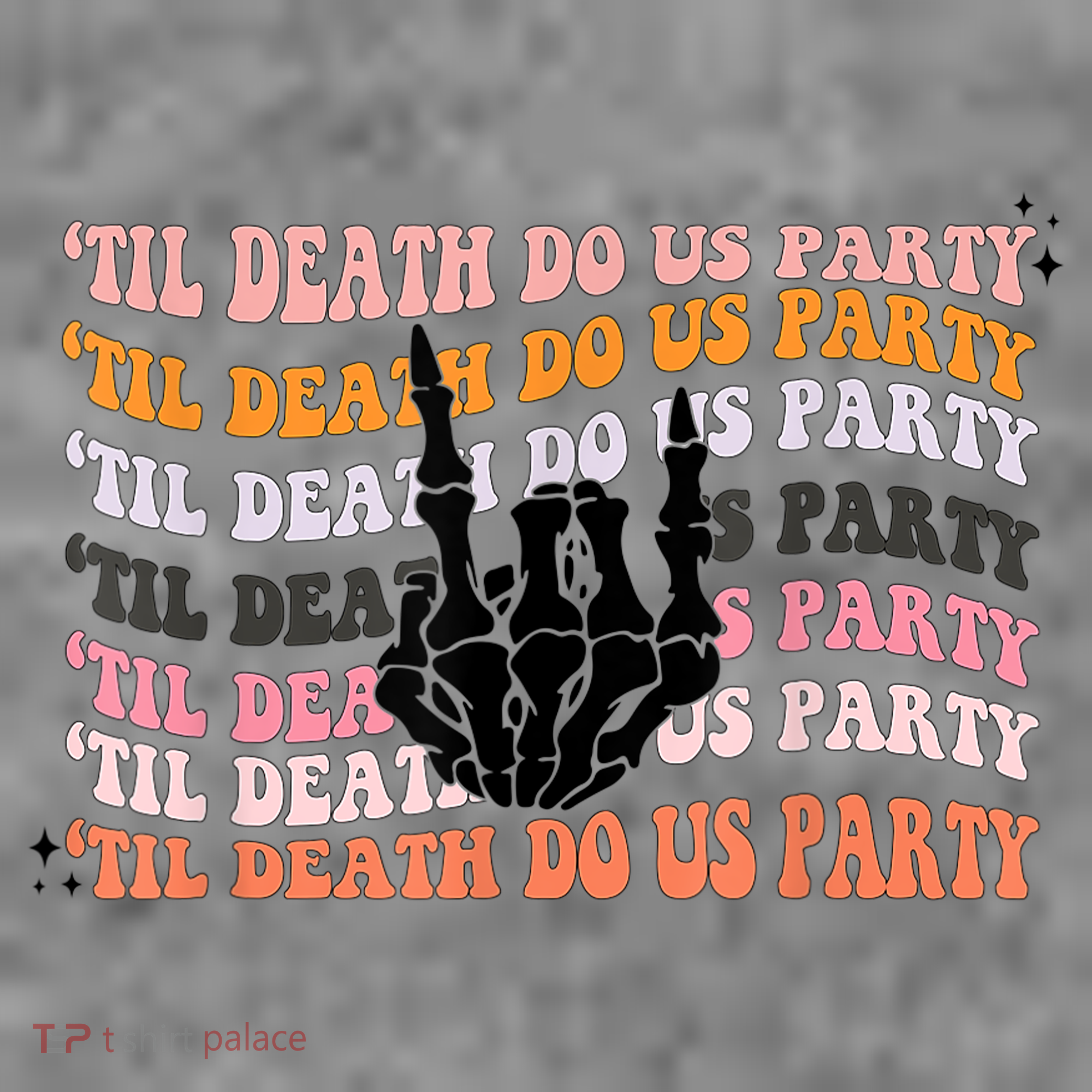 Halloween Til Death Do Us Party Bachelorette Matching Toddler Hoodie