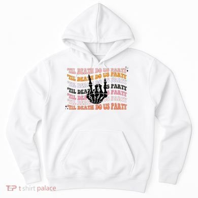 Halloween Til Death Do Us Party Bachelorette Matching Hoodie