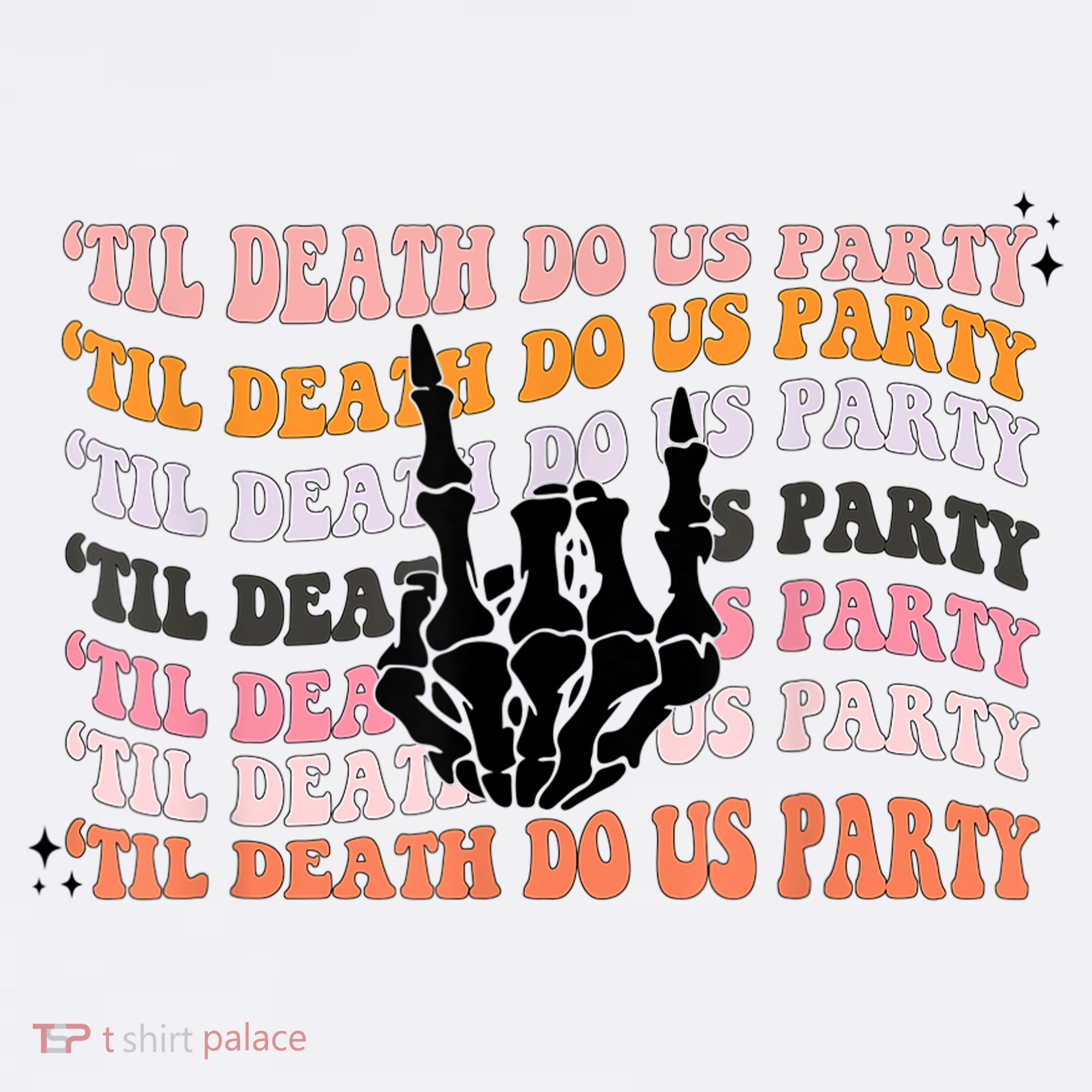 Halloween Til Death Do Us Party Bachelorette Matching Ornament