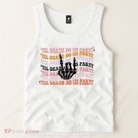 Halloween Til Death Do Us Party Bachelorette Matching Tank Top thumb 2
