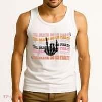 Halloween Til Death Do Us Party Bachelorette Matching Tank Top thumb 3