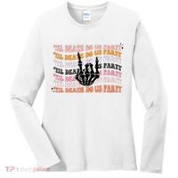 Halloween Til Death Do Us Party Bachelorette Matching Women's Long Sleeve Shirt thumb 0