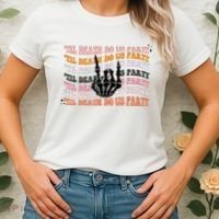 Halloween Til Death Do Us Party Bachelorette Matching Women's T-Shirt thumb 2
