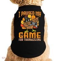 Happy Thanksgiving Dabbing Gamer Turkey Doggie Tank thumb 0