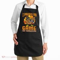 Happy Thanksgiving Dabbing Gamer Turkey Apron thumb 2