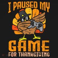 Happy Thanksgiving Dabbing Gamer Turkey Apron thumb 3