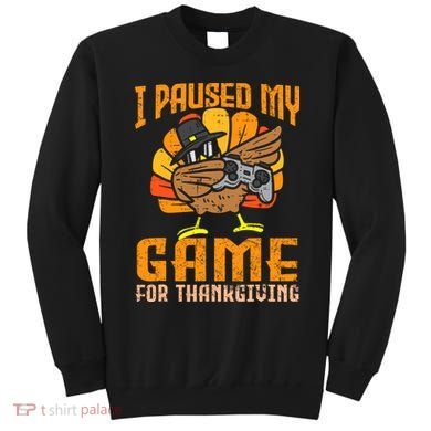 Happy Thanksgiving Dabbing Gamer Turkey Sweatshirt