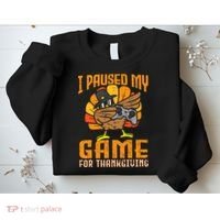 Happy Thanksgiving Dabbing Gamer Turkey Sweatshirt thumb 2
