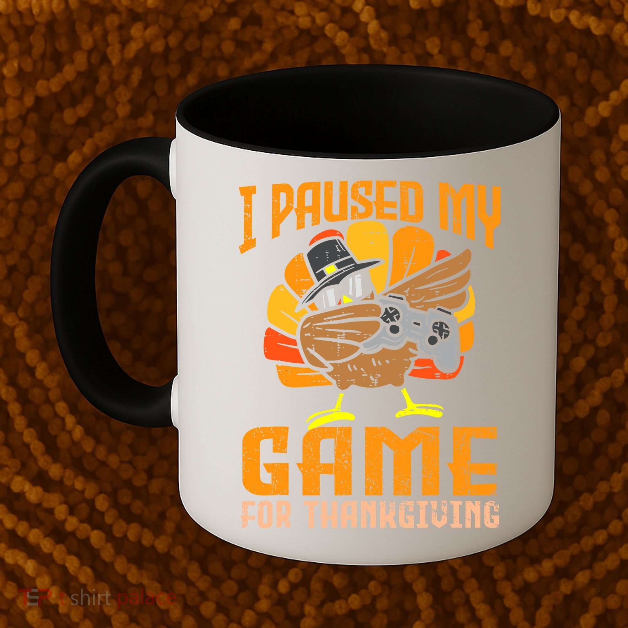 Happy Thanksgiving Dabbing Gamer Turkey Coffee Mug
