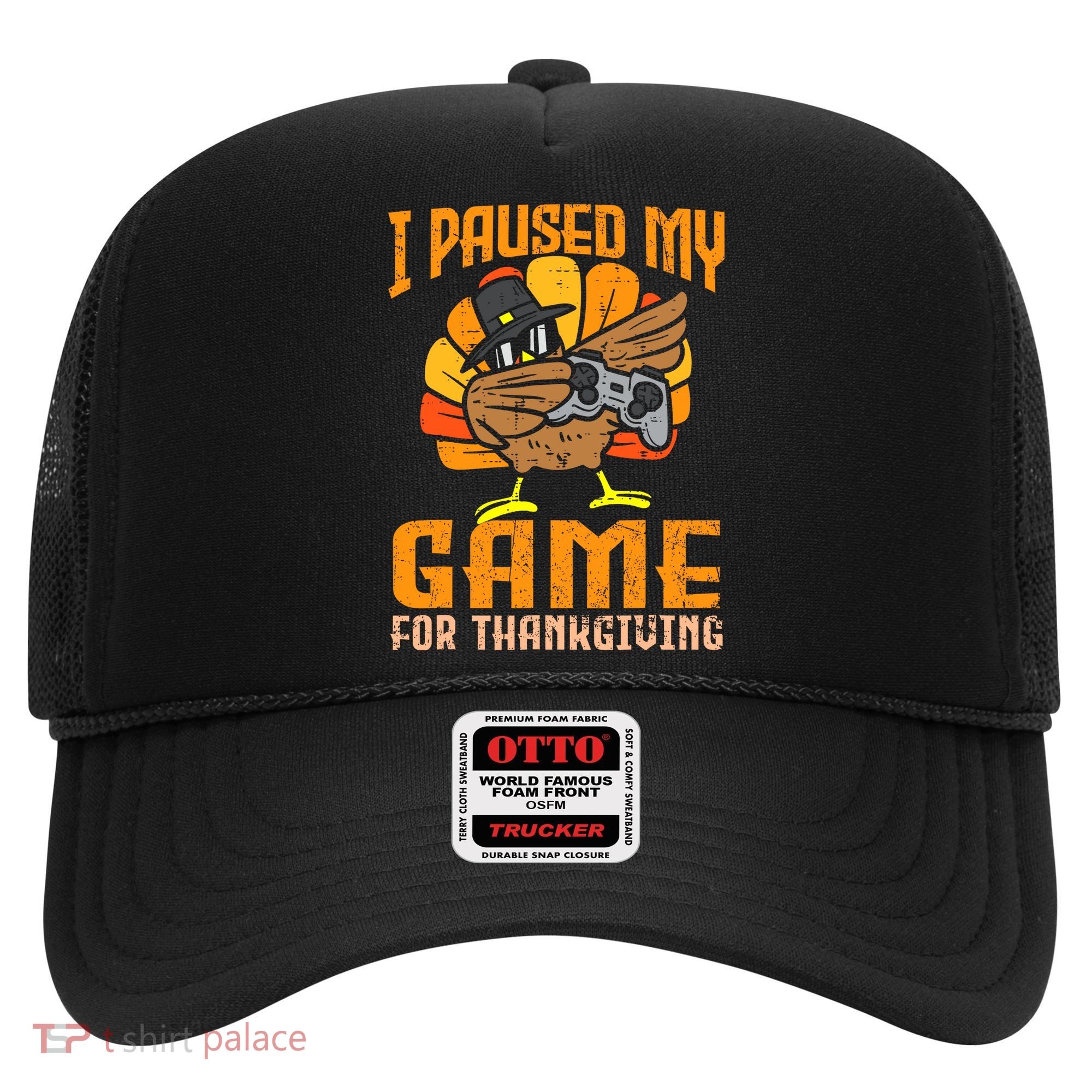 Happy Thanksgiving Dabbing Gamer Turkey Hat