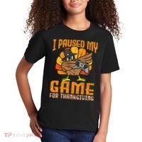 Happy Thanksgiving Dabbing Gamer Turkey Kids T-Shirt thumb 2