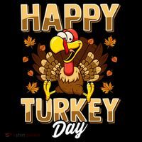 Happy Turkey Day Gift Thanksgiving Day Gift Holiday Gift Ornament thumb 1