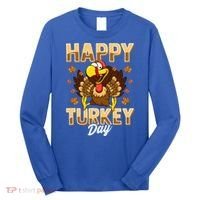Happy Turkey Day Gift Thanksgiving Day Gift Holiday Gift Long Sleeve Shirt thumb 0