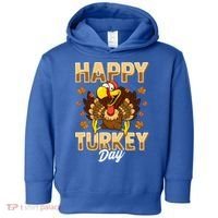 Happy Turkey Day Gift Thanksgiving Day Gift Holiday Gift Toddler Hoodie thumb 0