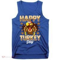 Happy Turkey Day Gift Thanksgiving Day Gift Holiday Gift Tank Top thumb 0