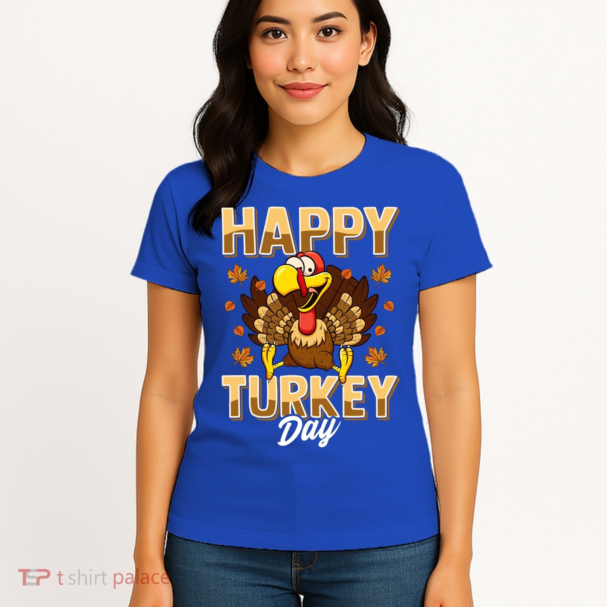 Happy Turkey Day Gift Thanksgiving Day Gift Holiday Gift Women's T-Shirt