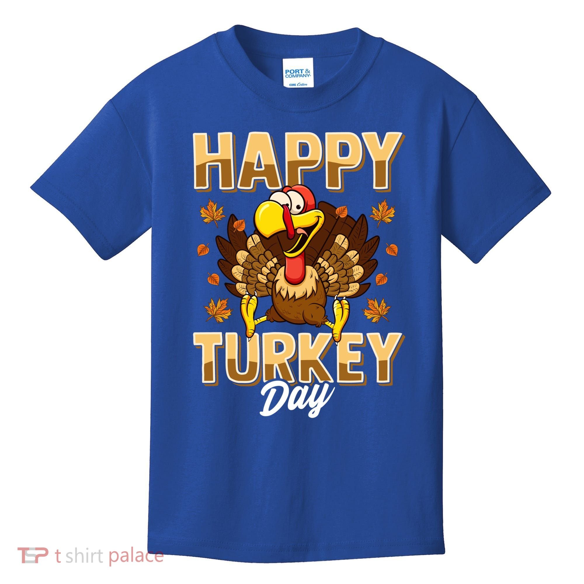 Happy Turkey Day Gift Thanksgiving Day Gift Holiday Gift Kids T-Shirt