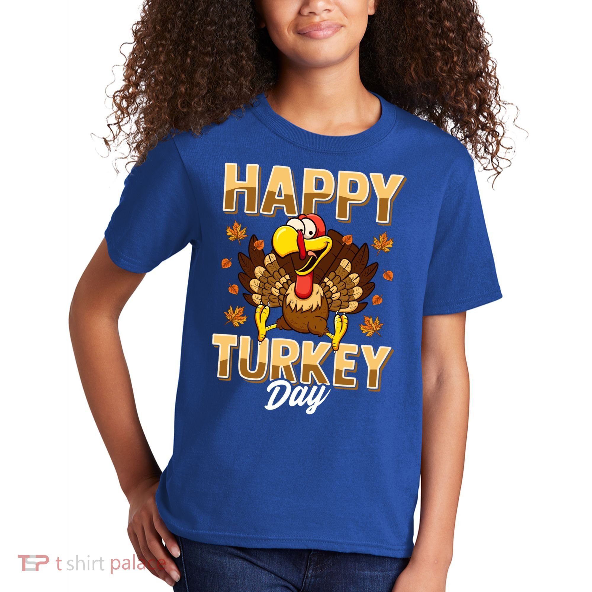 Happy Turkey Day Gift Thanksgiving Day Gift Holiday Gift Kids T-Shirt