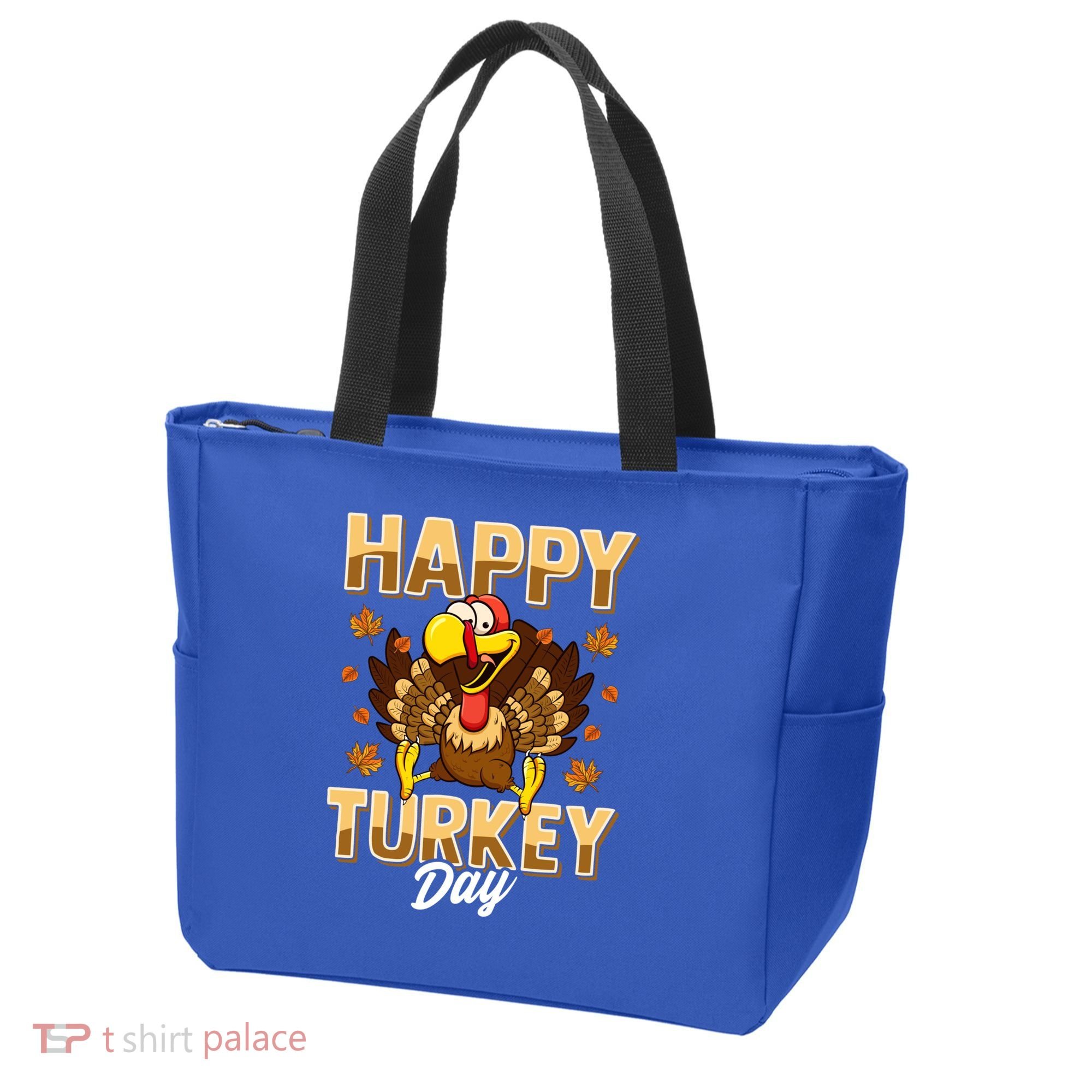 Happy Turkey Day Gift Thanksgiving Day Gift Holiday Gift Tote Bag