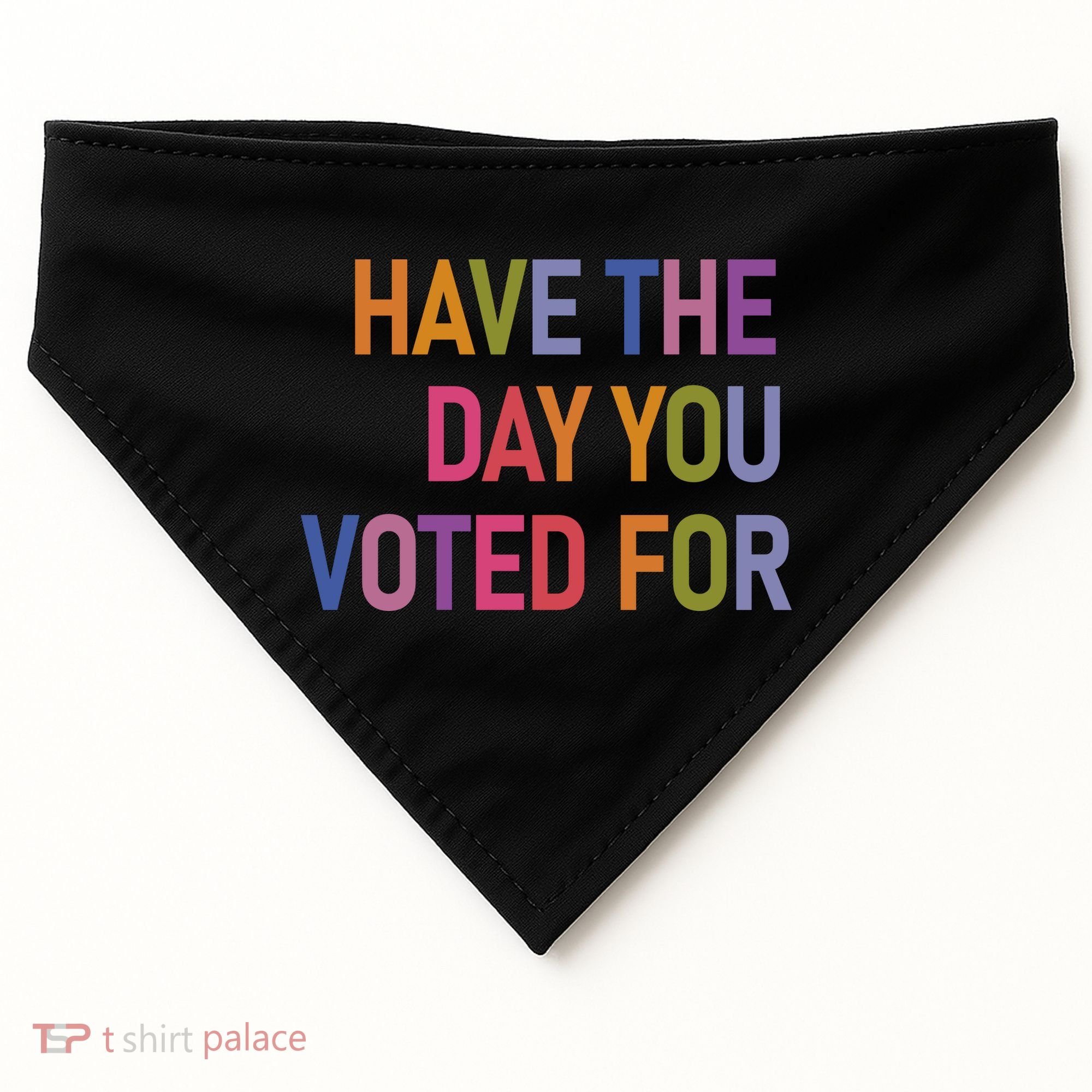 Have The Day You Voted For USA-Made Doggie Bandana