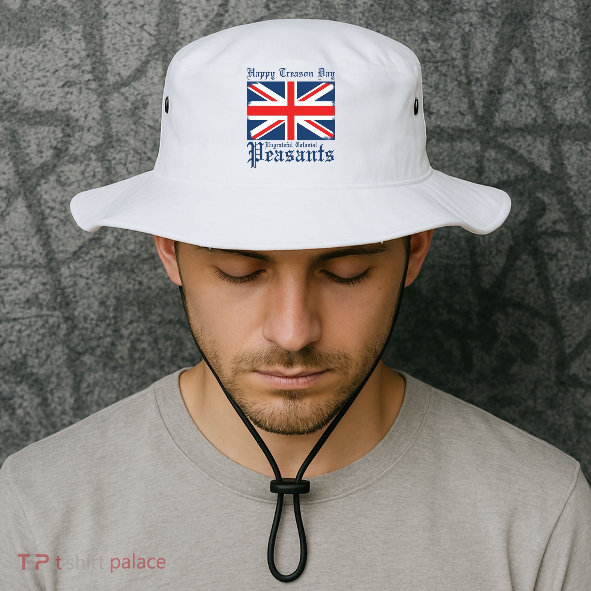 Happy Treason Day Ungrateful Colonial Peasants 4th Of July Bucket Hat