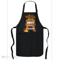 Happy Thanksgiving Day Turkey School Bus Driver Gifts Apron thumb 0