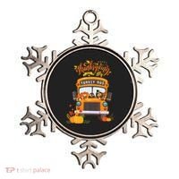 Happy Thanksgiving Day Turkey School Bus Driver Gifts Ornament thumb 0