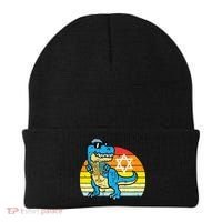  Hanukkah Trex Dino Retro Chanukah Jewish  Beanie thumb 0