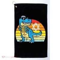  Hanukkah Trex Dino Retro Chanukah Jewish  Golf Towel thumb 0
