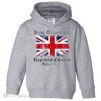 Happy Treason Day Ungrateful Colonials 1776 4th of July Toddler Hoodie thumb 0
