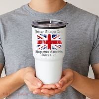 Happy Treason Day Ungrateful Colonials 1776 4th of July Tumbler thumb 2