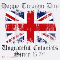 Happy Treason Day Ungrateful Colonials 1776 4th of July Mousepad thumb 1