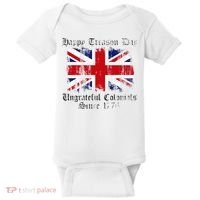 Happy Treason Day Ungrateful Colonials 1776 4th of July Baby Bodysuit thumb 0