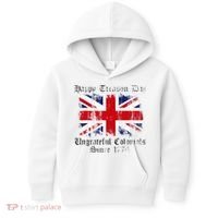 Happy Treason Day Ungrateful Colonials 1776 4th of July Kids Hoodie thumb 0