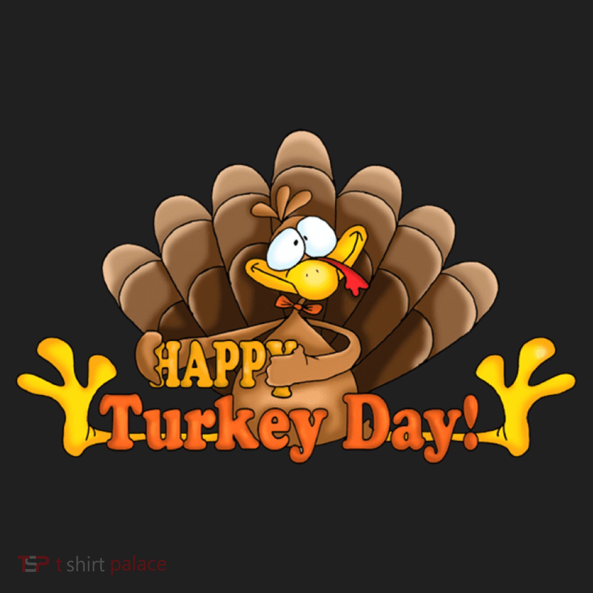 Happy Turkey Day Funny Thanksgiving Women's Sweatshirt