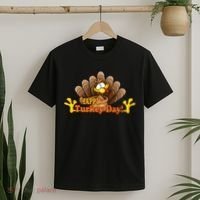 Happy Turkey Day Funny Thanksgiving T-Shirt thumb 2