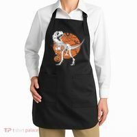 Halloween TRex Dinosaur Skeleton Apron thumb 2