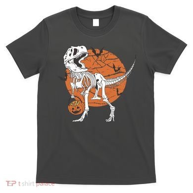 Halloween TRex Dinosaur Skeleton T-Shirt