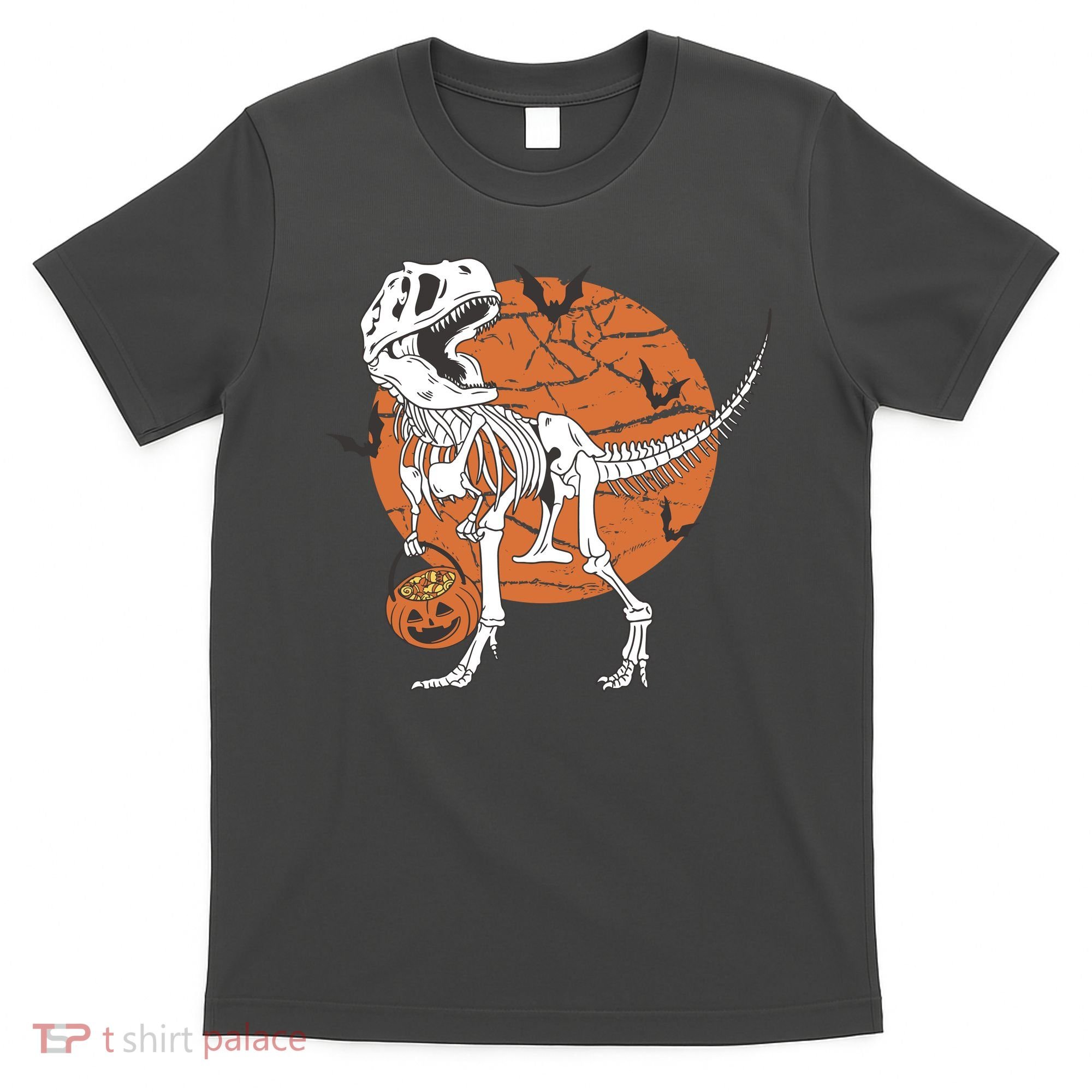 Halloween TRex Dinosaur Skeleton T-Shirt