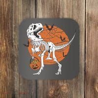 Halloween TRex Dinosaur Skeleton Coaster thumb 0