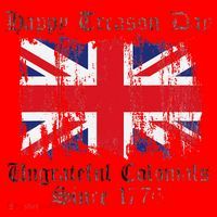 Happy Treason Day Ungrateful Colonials 1776 4th of July Santa Hat thumb 1
