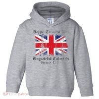 Happy Treason Day Ungrateful Colonials 1776 4th of July Toddler Hoodie thumb 0