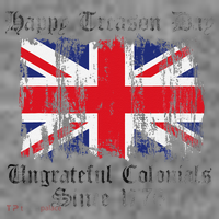 Happy Treason Day Ungrateful Colonials 1776 4th of July Toddler Hoodie thumb 2
