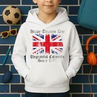 Happy Treason Day Ungrateful Colonials 1776 4th of July Kids Hoodie thumb 2