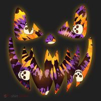Halloween Tie Dye Jackolantern Face Tumbler thumb 3