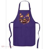 Halloween Tie Dye Jackolantern Face Apron thumb 0